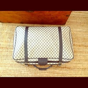 COPY - VNTG GUCCI Blue Monogram Coated Canvas Sui…